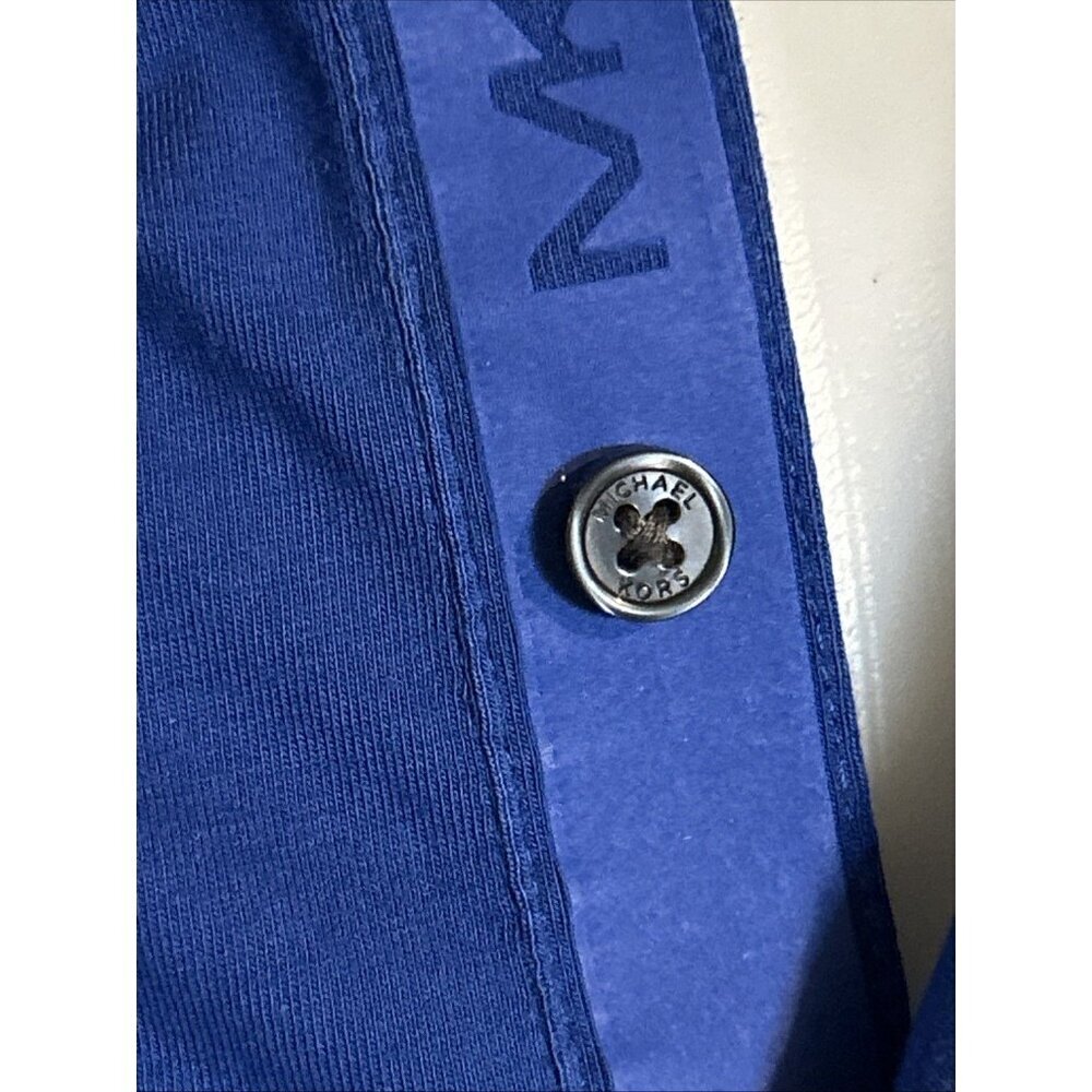 Michael Kors Bright Navy Blue Polo Shirt Large Excellent Condition - Picture 7 of 8